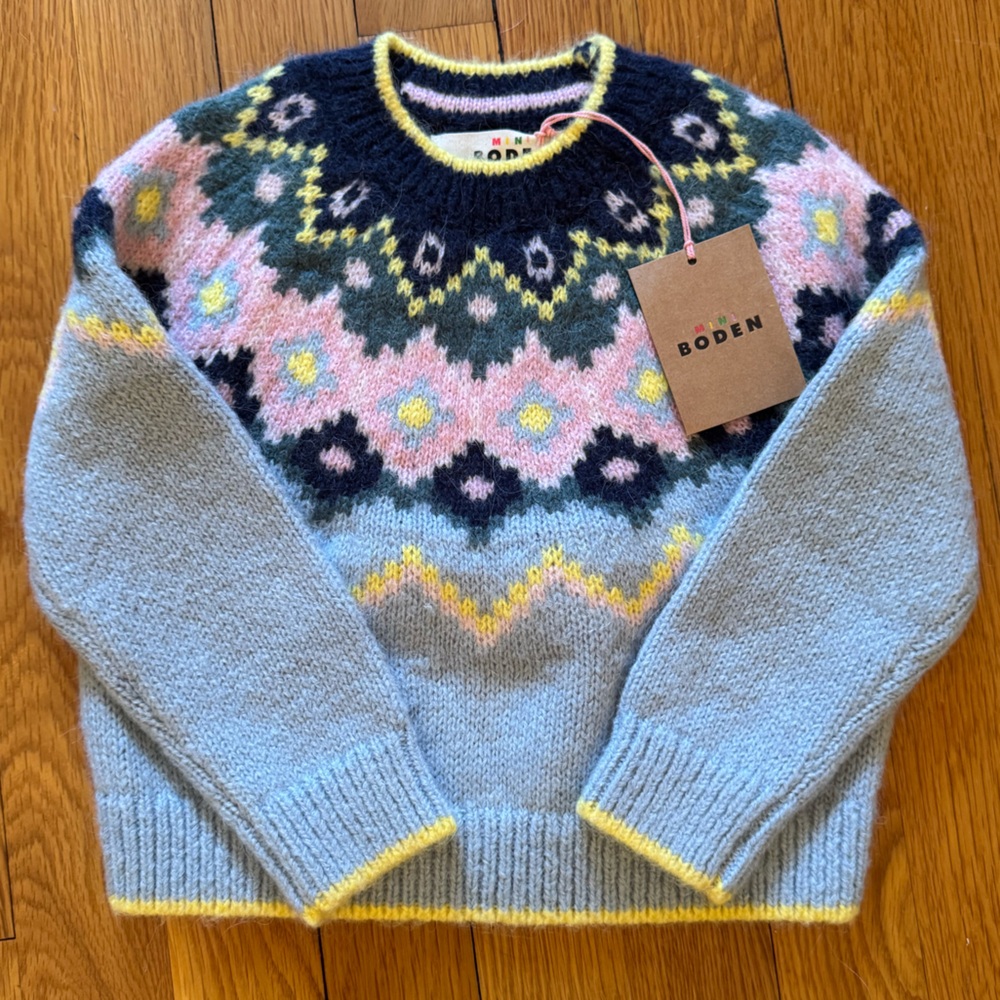 Mini Boden Sweater NWT